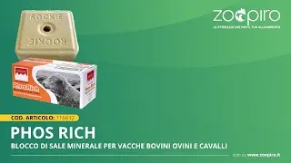 ZooPiro - Blocco di sale minerale PHOS RICH