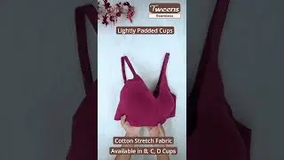 Best bra for summer! | Tweens Invisi-Fit Cotton Bra