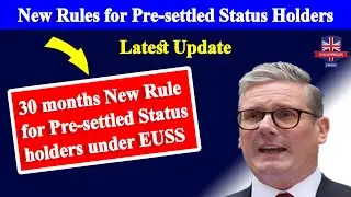 Get Settled Status After 30 Months | Convert Pre settled to Settled Status.