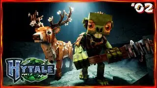 PRIMEIRA MINERAÇÃO NO HYTALE E DEI DE CARA COM UM OGRO - HYTALE - #002