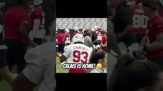 Calais Campbell is really back in Arizona! 🥲