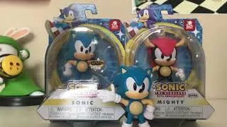 Sonic the hedgehog jakks pacific 2.5 inch sonic with chilidog and Mighty figure review ￼
