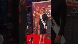 #MissAmerica walks the red carpet for the #GuardiansOfTheGalaxy Premiere! ⭐️