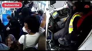 Maquinista cochila e assusta passageiros!