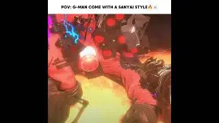 G-MAN with his style☠️🔥. #skibiditoilet