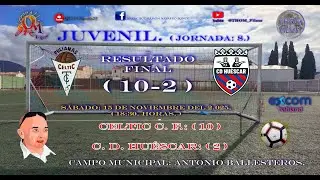 Juvenil: (Jornada; 8ª )  Celtic C. F. ( 10 ) - C.F. Huéscar: ( 2 )