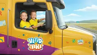 Niki Truck Driver 🚚 | Monster Truck & Big Vehicles | Kids Video