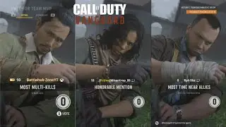 Cod Vanguard Multiplayer Victory Play Of The Game Team MVP Amazing Full Action Pack