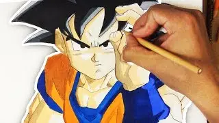 Drawing Goku From Dragonball Z