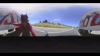 How well does the 360fly handle bumpy streets?