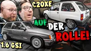 LEISTUNGSSUCHE auf MARCOS PR&Uuml;FSTAND! | Opel Corsa A GSI & C20XE | K&ouml;nnen BEIDE abliefern?