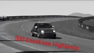World Record Abarth 500 EsseEsse Highlands Drift👑 #fyp #assettocorsa #viral 