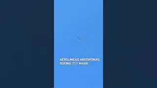AEROL&Iacute;NEAS ARGENTINAS BOEING 737-MAX8 en el azul del cielo Cordob&eacute;s Argentina🇦🇷 #aerolineas #max8
