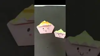 Origami Cupcakes tutorial || Paper crafts