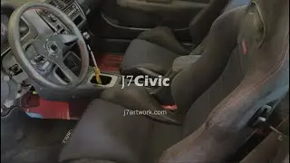 Recaro SRD Install with PCI Seat Rails in Civic Si