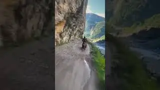 The Most Challenging Road Of Manang.Nepal is real #motovlogs #automobile #offroadnepal  #viral