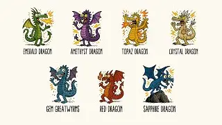 Every Gem Dragon in D&D Forgotten Realms EXPLAINED in 15 Minutes