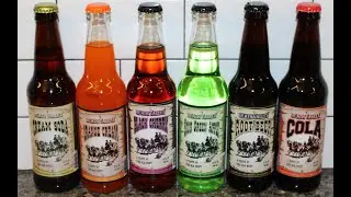 Death Valley Soda: Cream Soda, Orange Cream, Black Cherry, Sour Green Apple, Root Beer & Cola