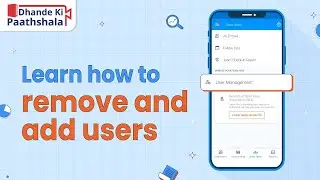 How to add and remove users in Biz Analyst? | Khatabook | Tutorials