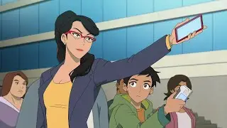 Lois Lane and Vicky Vale compete for a scoop at AmerTek.  #LoisLane @Superman MAWS S2 E3