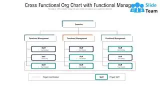 Cross Functional Org Chart With Functional Manager