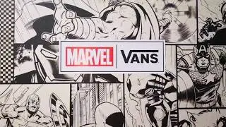 On Feet Captain Marvel SK8-HI X VANS