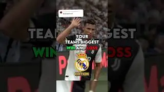 Real Madrid biggest win and loss 🥶 | who&rsquo;s Next? #skills #footballedits #edits #footballcompilation