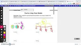 Fraction Multiplication Using Visual Models
