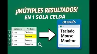 Cómo Devolver Varios Resultados de BUSCARX en una Misma Celda con Saltos de Línea