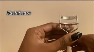 ASMR | Fast facial beauty treatment (plucking your eyebrows, lip balm, eyelash curler) 