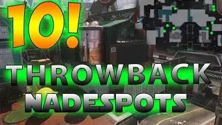 THROWBACK GOD NADESPOTS FOR EVERY GAMEMODE (COD IW Grenade Spots)(Infinite Warfare GB Nade Spots)