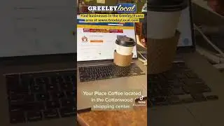 Neighborhood Coffee Shop in a cute little Greeley Colorado shopping plaza Called Cottonwood
