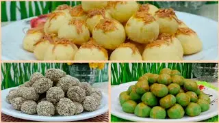 3 BISKUT RAYA Pilihan | Chocolate Nestum Cookies | Pineapple Cheese Tart | Green Pea Cookies