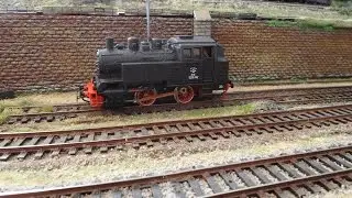 Паровозик от PIKO. Restored steam train from the old Piko.