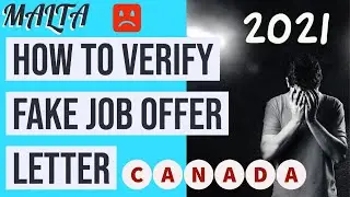 How to Verify LinkedIn Fake Job Offers (Letter) for Malta Canada Hindi | Jobs in Canada Malta Europe