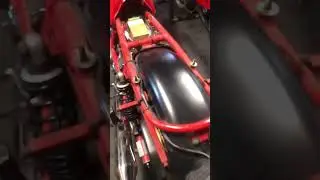 Ducati Pantah with Hand Held Dyno Performance Ignition