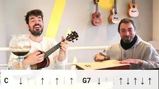 Couleur café - tuto avec café, rythme et surprise #ukulele