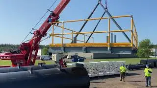 GPM Dewatering Pump Barge Assembly