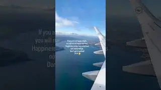 Be happy✈️🌍😊 #airplane #travel #aviation #adventure #behappy