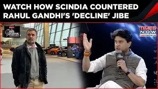 Scindia Counters Rahul Gandhi's 'Decline' Jibe At IEC 2025: Watch Union Minister's 'No Space' Answer