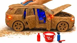 The surreal cleaning process of a 1:18 Rolls-Royce Phantom Car After Extreme Off-Road Adventure🔥