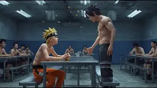 Naruto vs sasuke battle fight in pris0n #animation