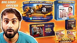 Samsung 1000 FREE Giftcard Loot | Renee FREE Lipbalm | Bookmyshow FREE Movie | Free Hair Color