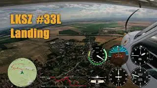 Airfield Sazena Landing,   LKSZ #33L