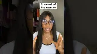 Watch this if you&rsquo;re a crime writer #ghostwriting #writingtips #crimebooks