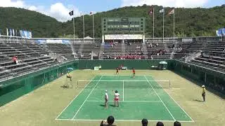 2016年IH ソフトテニス 女子 個人 4回戦 大山・川口（高田商）vs 梶尾・吉田（昇陽）②