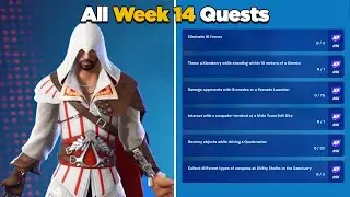 Fortnite All Week 14 Season Quests Guide - Chapter 3 Season 1