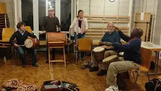 Dja - erste &Uuml;bungsversion - Djembe Workshop mit Mansa Camio aus Guinea 2024 N&uuml;rnberg