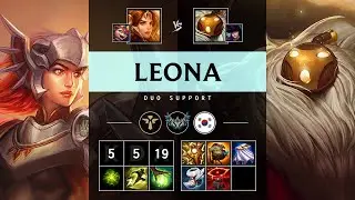 Leona Support vs Bard - KR Challenger Patch 25.17