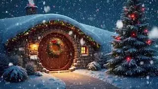 Cozy Winter Evening ❄️ Soothing Jazz ❄️ Snow Falling 5